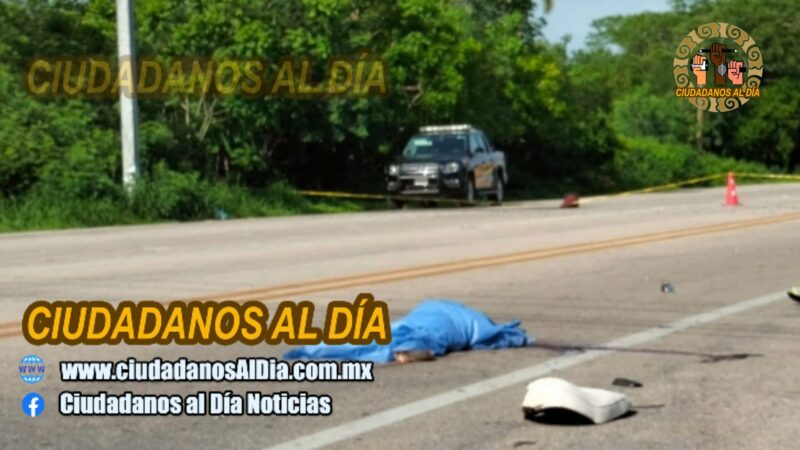 Joven cansahcabeño choca y mata a un abuelito telchaqueño en el entronque de Motul