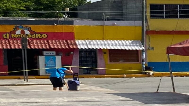 Cierran la rampa de acceso a personas con discapacidad, del parque de Dzidzantún