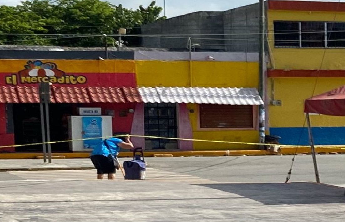 Cierran la rampa de acceso a personas con discapacidad, del parque de Dzidzantún