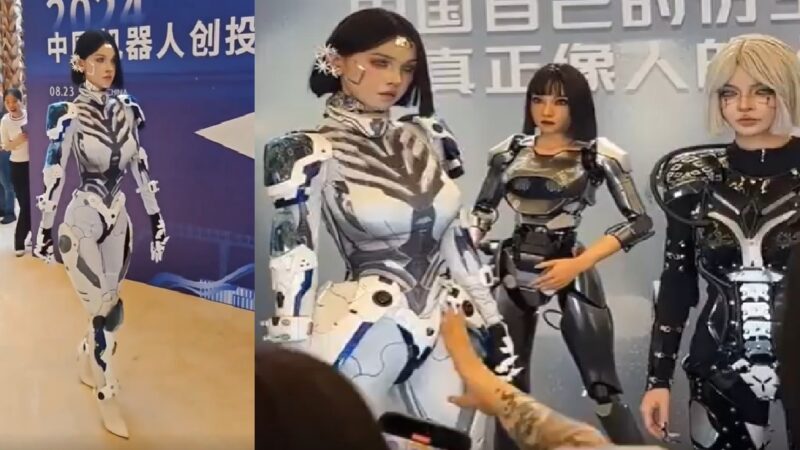 Presentan en china robots humanoides en la Conferencia Mundial de Robótica