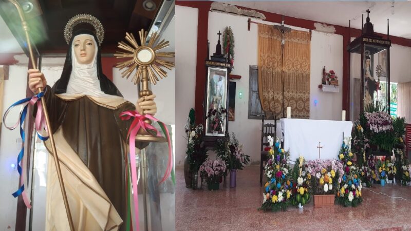 Inicia la feria patronal en Dzidzantún en honor a Santa Clara De Asís