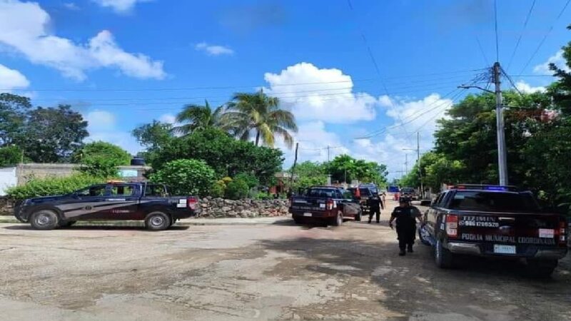 Drogado sujeto golpea su esposa, machetea su padre y a su hermano en Tizimín