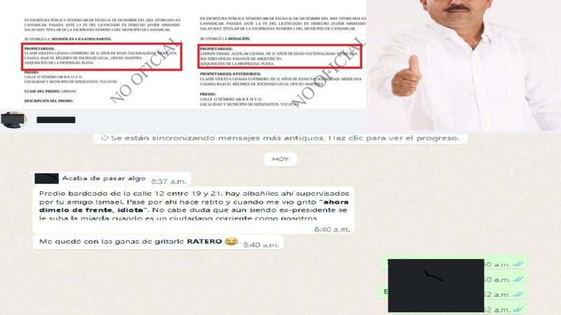 “Ahora dímelo de frente idiota” arremetió el ex alcalde de Dzidzantún contra un ciudadano