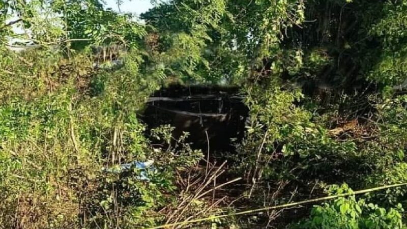 Mortal volcadura, deja un muerto y una lesionada en la vía Tizimín- Rio Lagartos