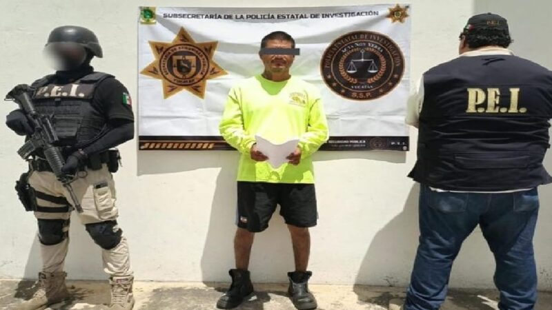 Detienen en Mérida a un sujeto que violó a su hija de 17 años en Chihuahua  