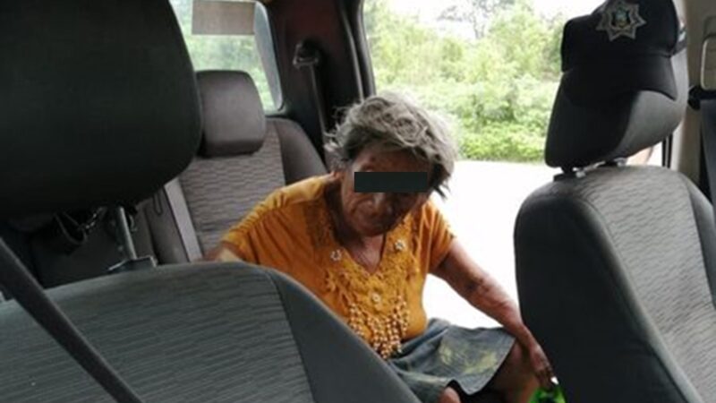 A un mes de su desaparición hallan a una abuelita en la carretera Umán- Tebec