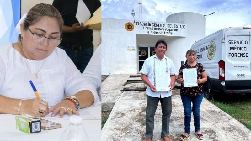 Denuncian a Martha Mena exalcaldesa de Espita por falsificación de firmas y documental