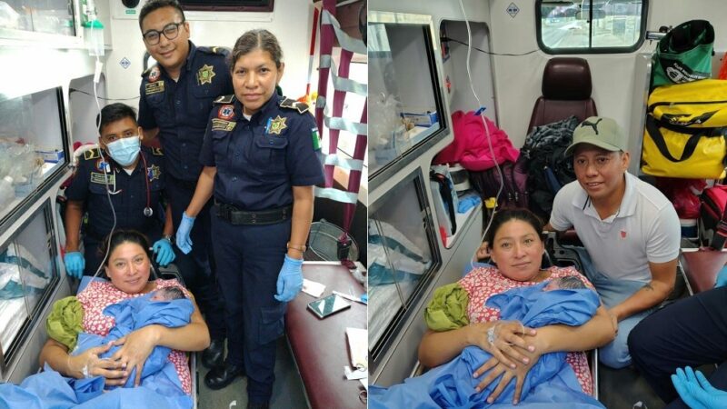 Nace una linda bebé en una ambulancia de la SSP