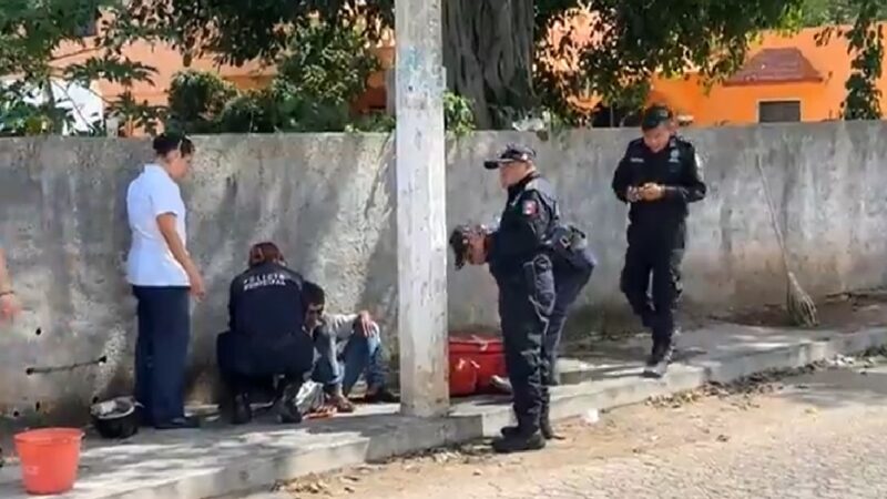 Ebrio apuñala a su compañero de parranda en el centro de Tizimín