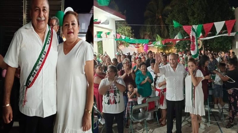 Al estilo del Peje, Alvarado dio el grito de independencia como presidente legítimo de Progreso