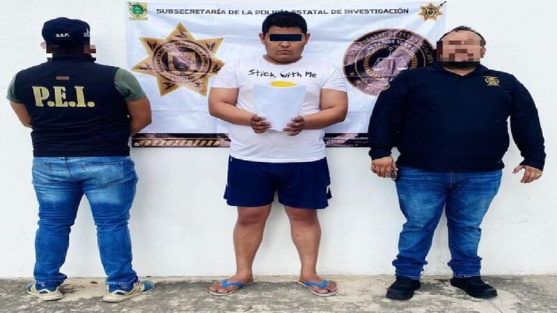 Detienen en Yucatán a un tabasqueño que mató a golpes a un sujeto en Playa del Carmen