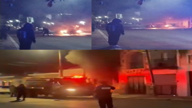 Noche de incendios se quema un automóvil en Chemax y una lavandería en Progreso