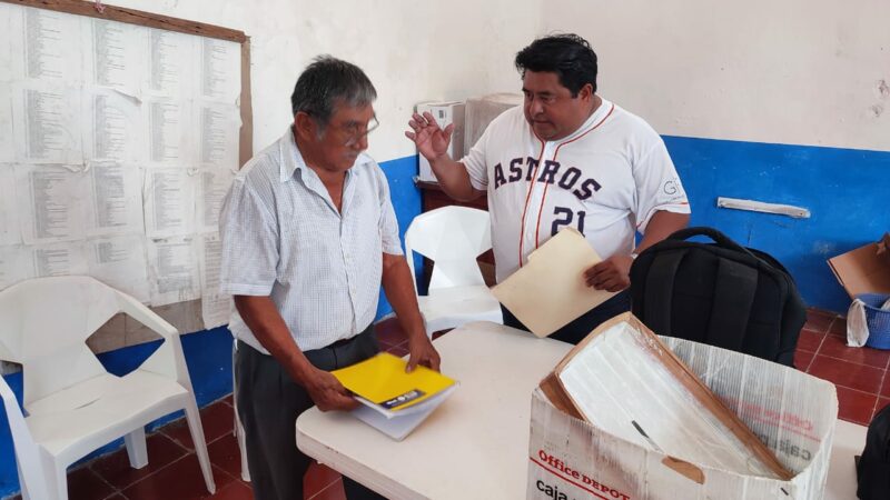 Entre apatía y un voto de diferencia Arturo Montalvo se elige como nuevo comisario ejidal de Dzidzantún  