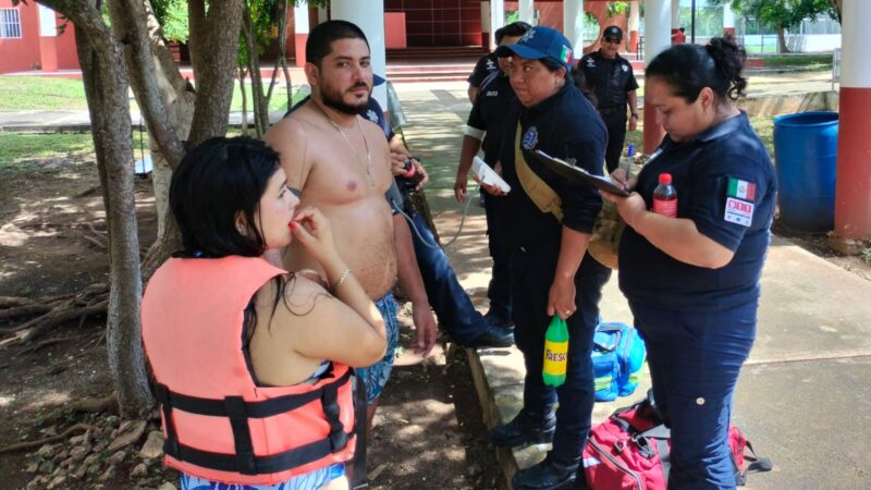 Rescatan a un turista de Bacalar que paso ahogarse en el cenote Sambula de Motul