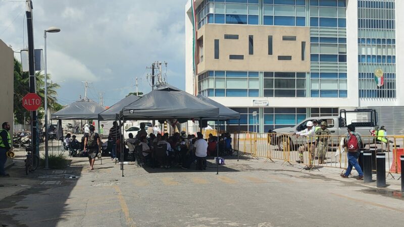 Bloquen por segunda vez la Asipona en Progreso como protesta a la reforma judicial