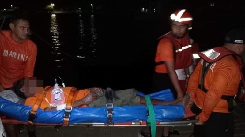 Armada de México rescata un pescador con problemas de salud frente a Progreso