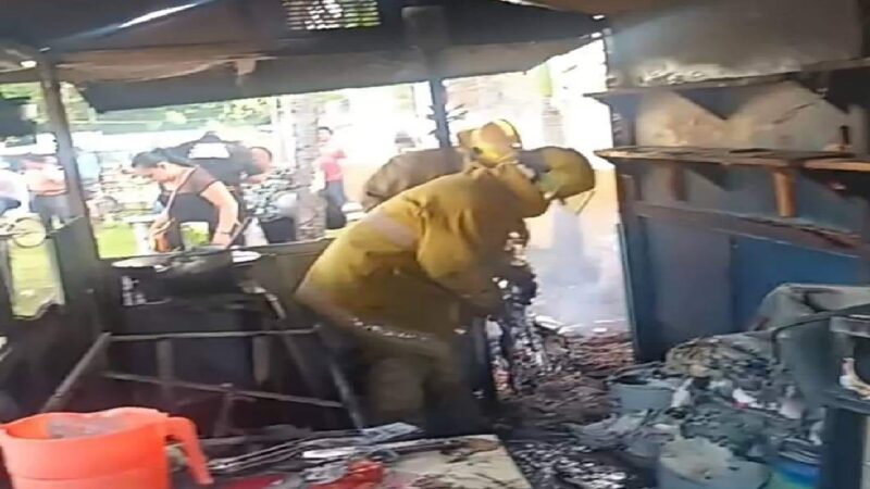 Se incendia su puesto en Yalcobá y sufren quemaduras de segundo grado