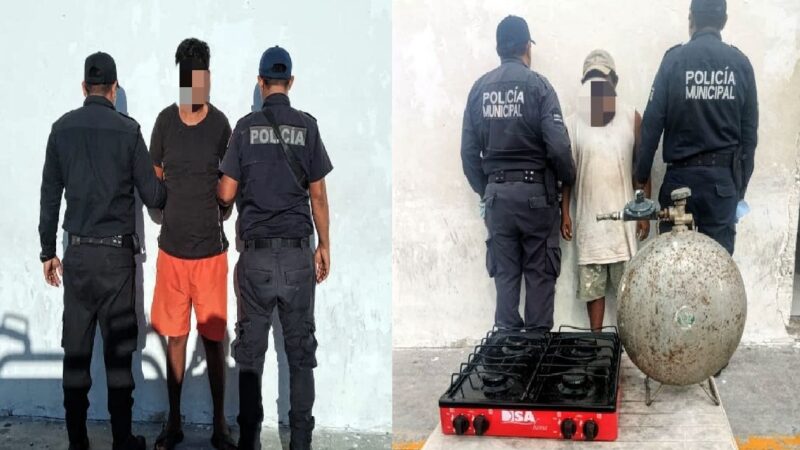 Detienen a dos progreseños uno por agredir a su esposa y otro por robo con violencia