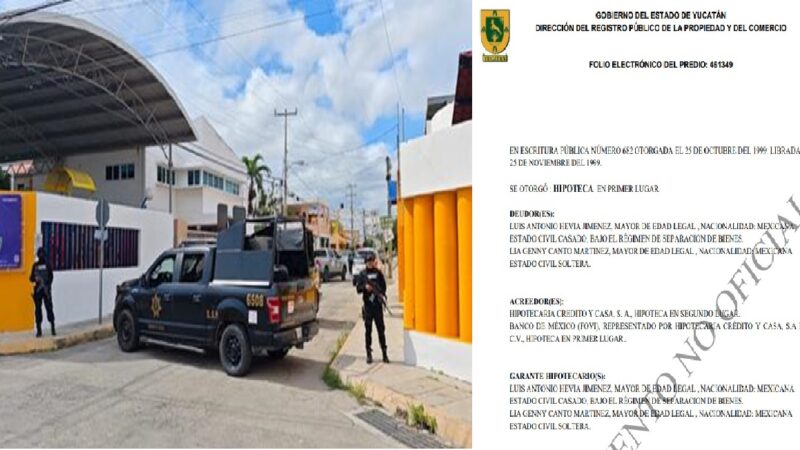 Detienen al jefe del cartel de Yucatán en una casa del Secretario De Planeación del gobernado Huacho