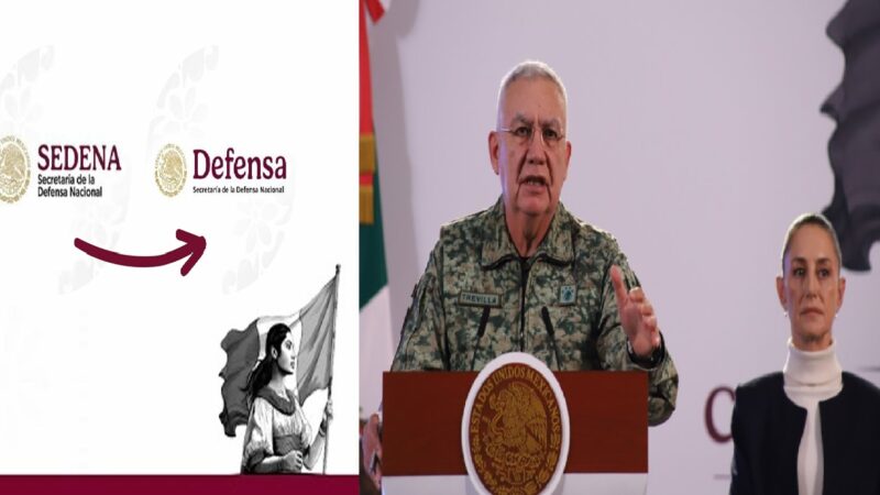 Sheinbaum Comandanta Suprema de las Fuerzas Armadas cambia el acrónimo de Sedena a “Defensa”