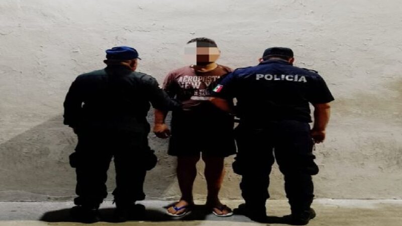 Violento progreseño detenido por golpear y amenazar a su hermana de muerte con un cuchillo