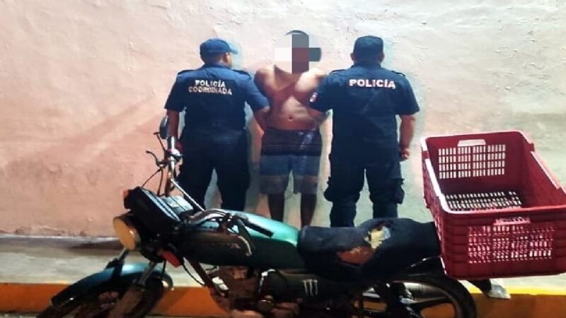 Detienen a una rata de dos patas luego se robó una moto en Progreso