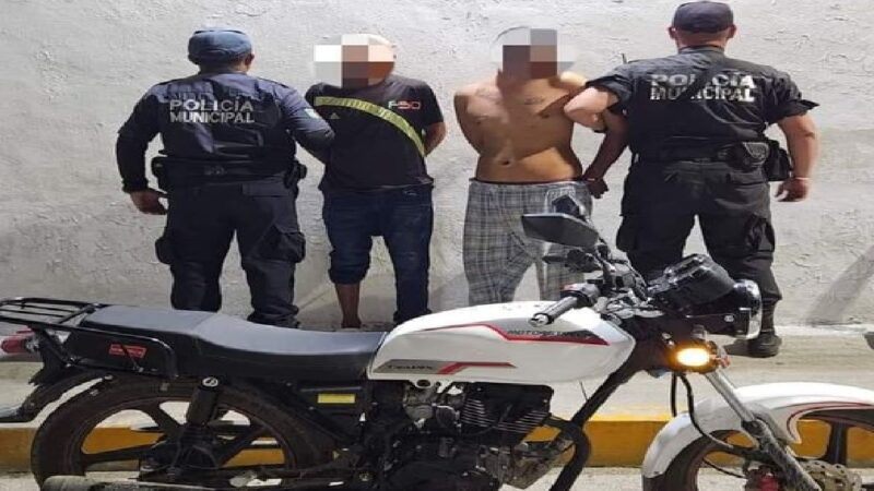 Siete ladrones de motos detenidos y puestos en libertad, ningún afectado denunció el robo a la FGE