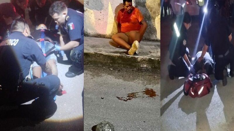 Tres motociclistas con heridas graves en diferentes choques en Motul