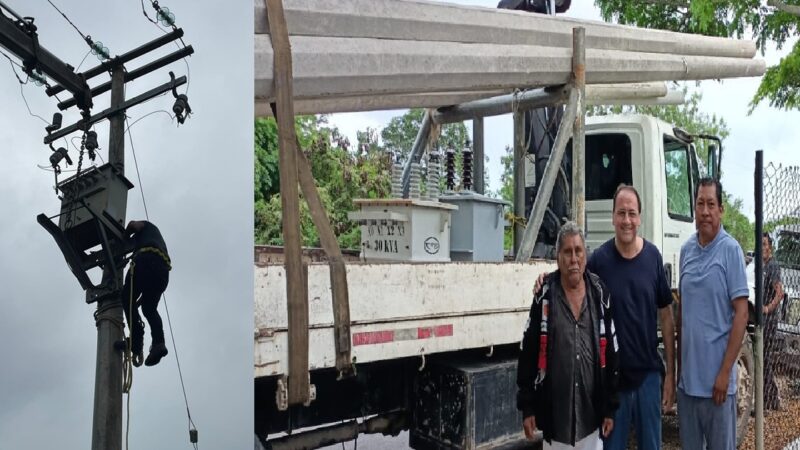 Cambian un transformador en las bombas de agua potable en Santa Clara