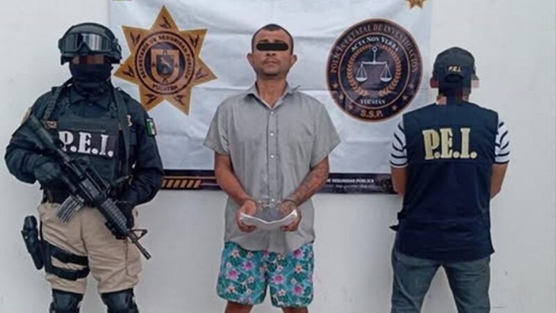 Guatemalteco detenido en Mérida por robo a expendios de cerveza y comercios 