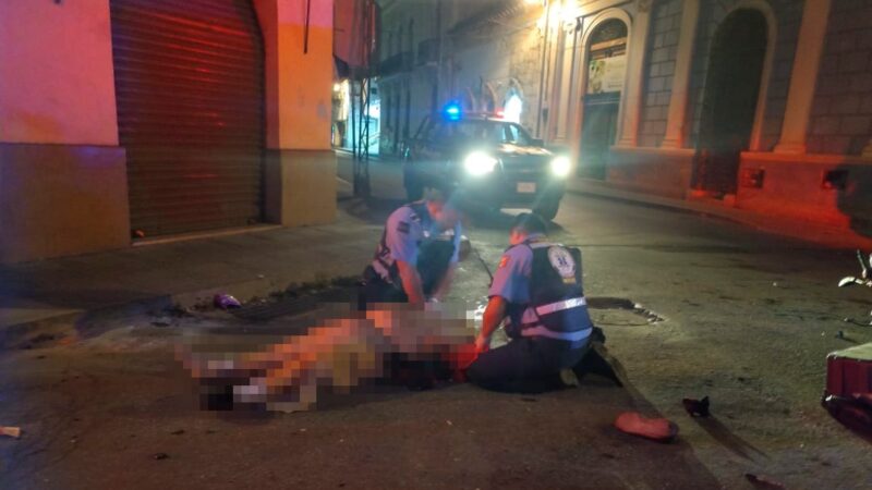 Mortal amanecer: Un motociclista choca y muere en el centro de Mérida