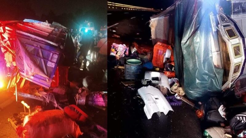 Una antorchista muerta y tres lesionados en accidente carretero en la Mérida- Campeche.