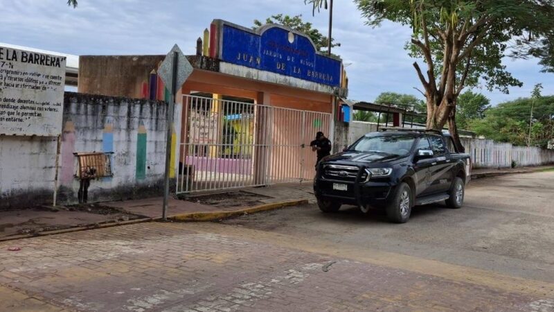 Desvalijan por segunda vez el kínder Juan de la Barrera en Tizimín