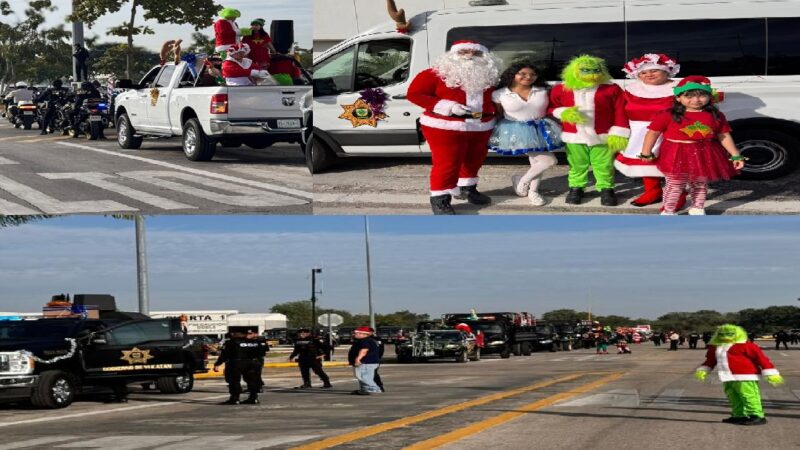 La caravana navideña SSP llevara regalos y sorpresas a colonias de Mérida