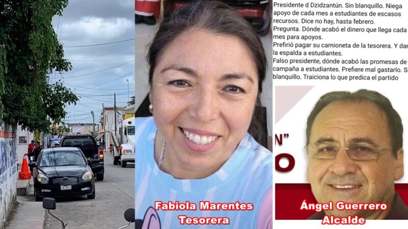 TUTIFRUTI: Apin no tienes huevos, le dicen al alcalde Dzidzantún/Policías hambrientos