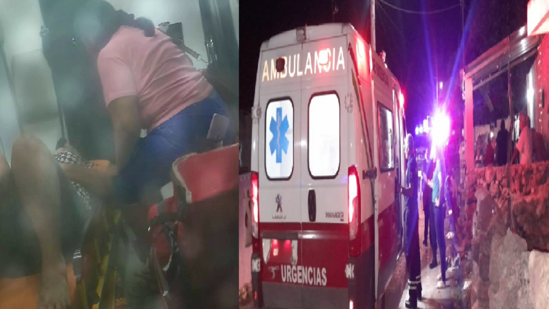 Una motociclista atropella a tres menores y derrapa en Dzidzantún