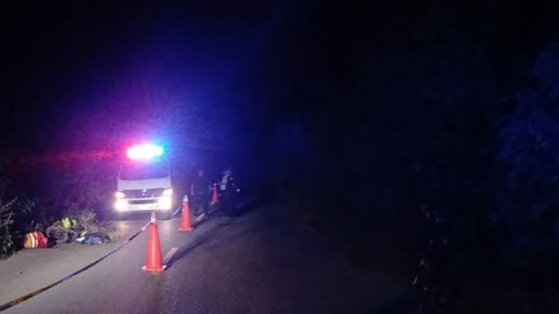 Un motociclista derrapa y muere cuando iba a festejar el año nuevo a Telchac