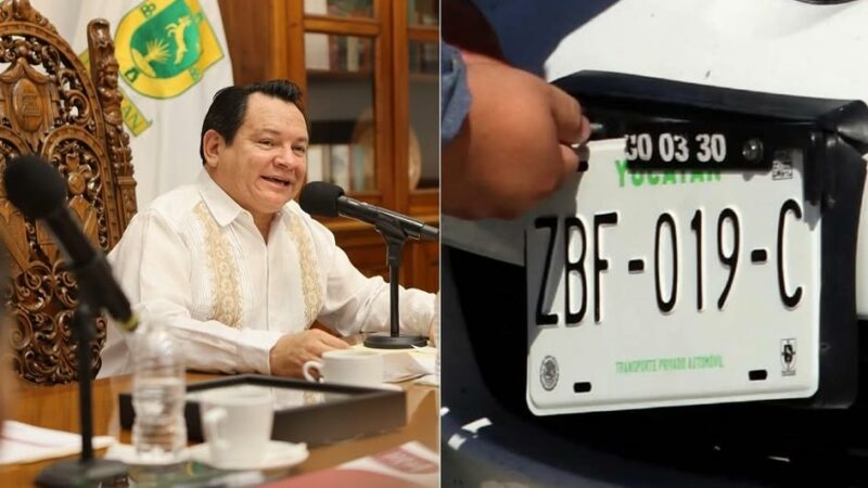 Aplazan hasta el mes de mayo la reemplacamento vehicular en Yucatán