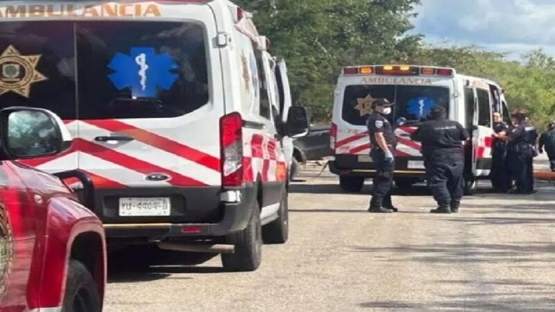 Colapsa el techo de una obra en Residencial Xcanatún: Hay cuatro albañiles lesionados