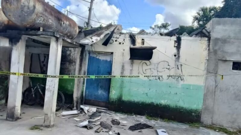 Explota un horno y derrumba el techo de una panadería en Sotuta: hay dos lesionados