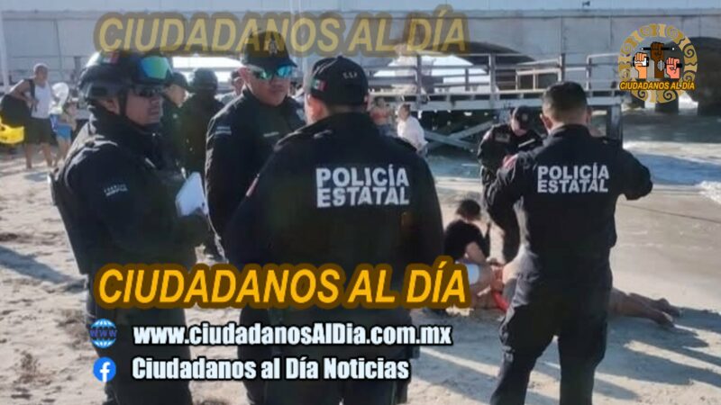 Una abuelita se salvó de morir ahogada en playas de Progreso