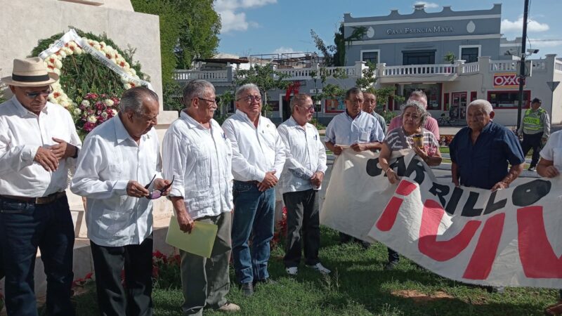 La CNC rindió homenaje luctuoso a Felipe Carrillo Puerto fusilado en Mérida en 1924