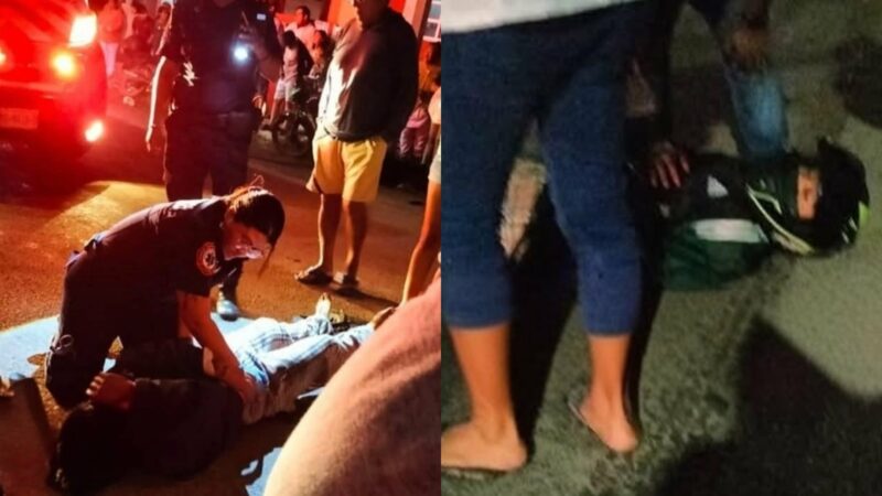 Dos motociclistas chocan y lesionan en la colonia Canul Reyes en Progreso