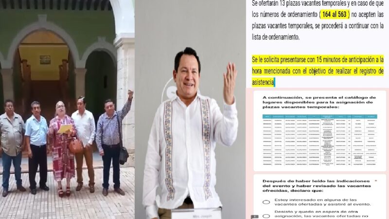 La 4T y Lechitas Huacho un gobierno represor de maestros y una burla para el magisterio Yucateco