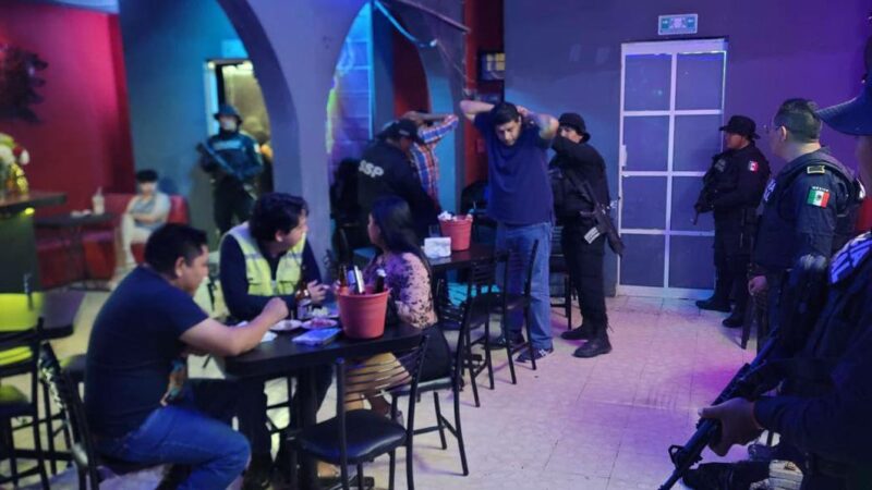 Operativos antidrogas en bares y cantinas deja dos detenidos en Valladolid