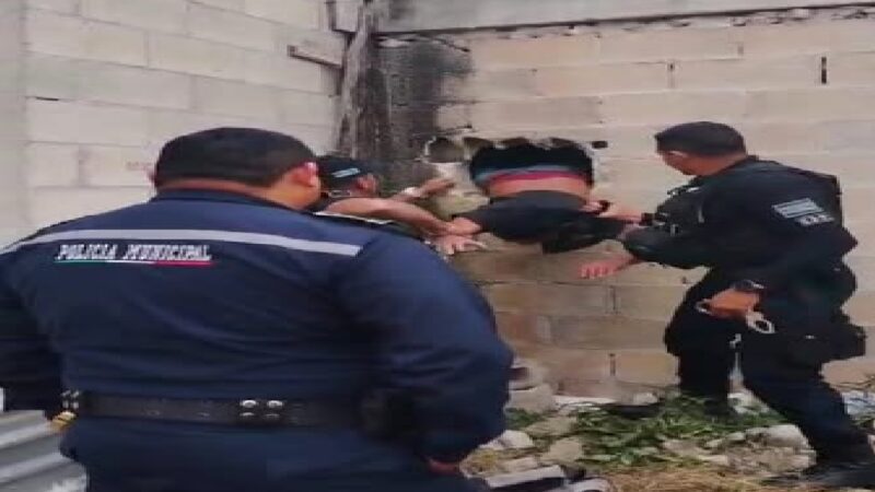 Ni tan Ángel: Lo agarraron robando botanas dentro de una tienda en Hunucmá