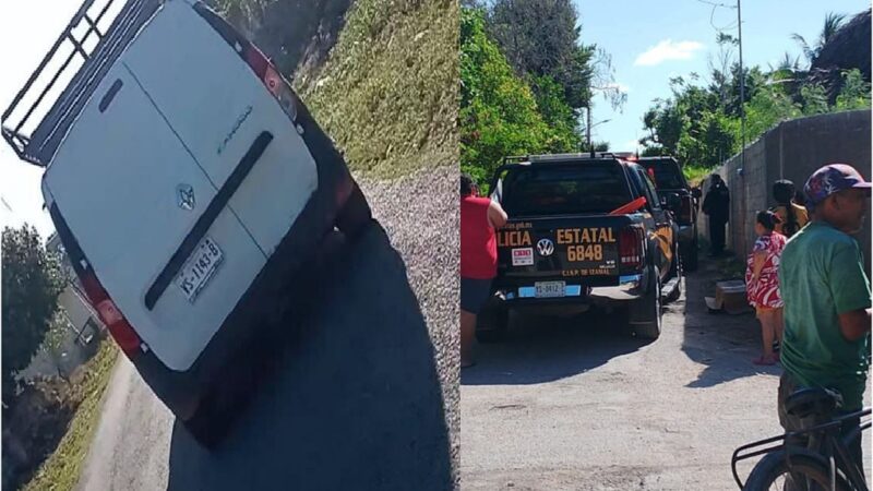 Vecinos de Citilcum detiene a presuntos robachicos: la policía los libero resultarion ser empleados tabasqueños de internet