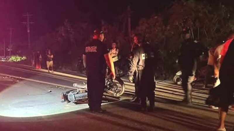 Atropellan y lesionan a un motociclista en la carretera Chuburná