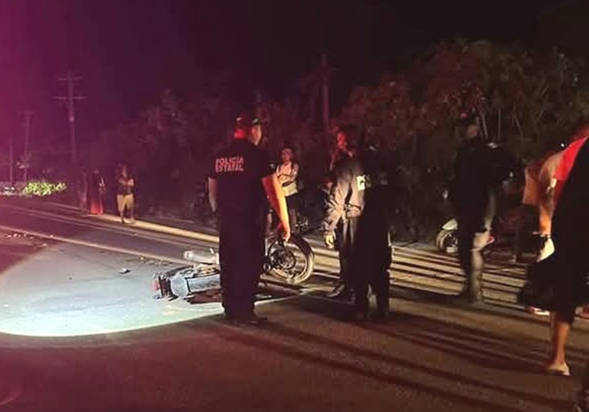 Atropellan y lesionan a un motociclista en la carretera Chuburná