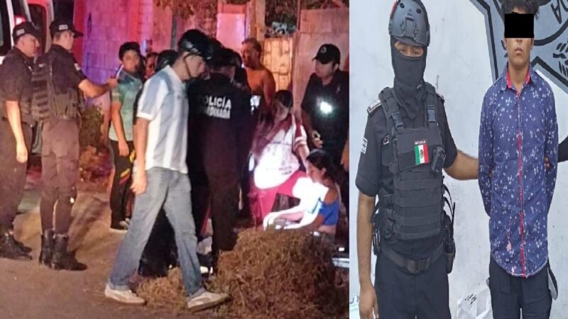 Ticuleño discute con su pareja y la intenta degollar con un arma blanca